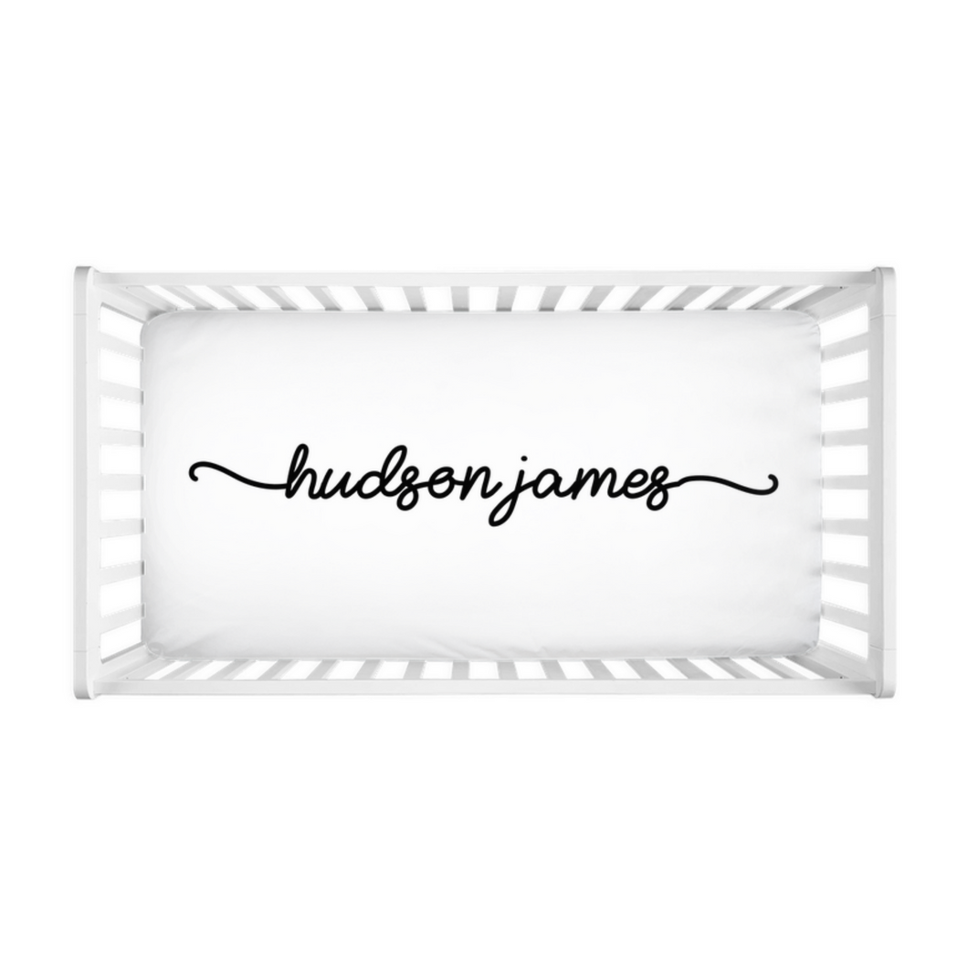 Personalized Fitted Crib Sheet