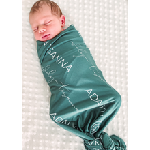 Load image into Gallery viewer, Personalized Stretch Swaddle Blanket
