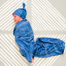 Load image into Gallery viewer, Personalized Stretch Swaddle Blanket
