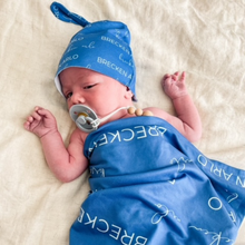 Load image into Gallery viewer, Personalized Stretch Swaddle Blanket
