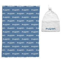 Load image into Gallery viewer, Personalized Stretch Swaddle Blanket
