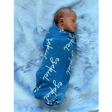 Load image into Gallery viewer, Personalized Stretch Swaddle Blanket
