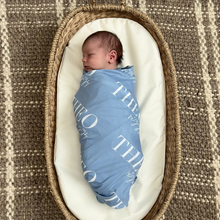 Load image into Gallery viewer, Personalized Stretch Swaddle Blanket
